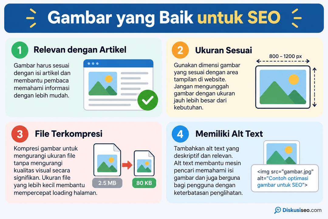 Pilih Gambar yang Benar-Benar Relevan